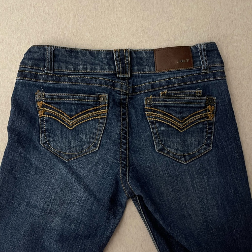 Jolt Low Rise Boot Cut Jeans